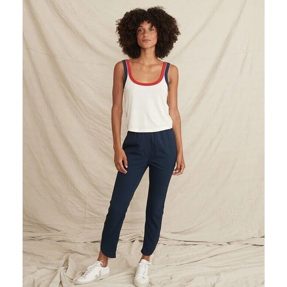 Marine Layer Women's Re-Spun High Softness Fabric Tank Top Tee T-Shirt - Picture 8 of 8